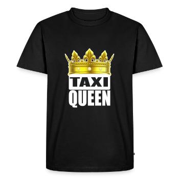 Taxi Queen - Taxi Queen - Men's Premium Organic T-Shirt - black - Front - Nico (187cm)
