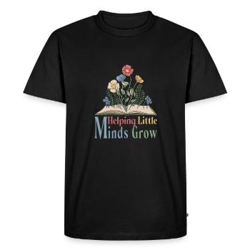 Wildflowers Teacher School Aide pour le - T-shirt Premium bio Homme - noir - Devant - Nico (187cm)