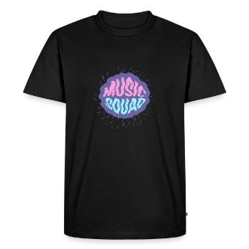 Groupe de musique Professeur de musique Musicien - T-shirt Premium bio Homme - noir - Devant - Nico (187cm)