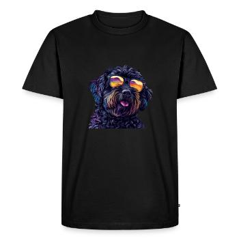 Labradoodle Doodle Dogs Mom Furry Friend - Men's Premium Organic T-Shirt - black - Front - Nico (187cm)