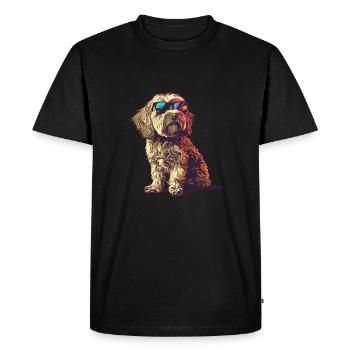 Labradoodle Doodle Dogs Mom Furry Friend - Men's Premium Organic T-Shirt - black - Front - Nico (187cm)