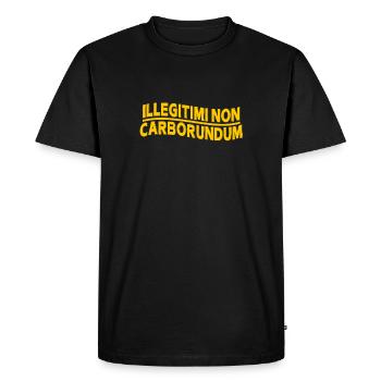 illegitimi non carborundum déclaration avec breloque - T-shirt Premium bio Homme - noir - Devant - Nico (187cm)