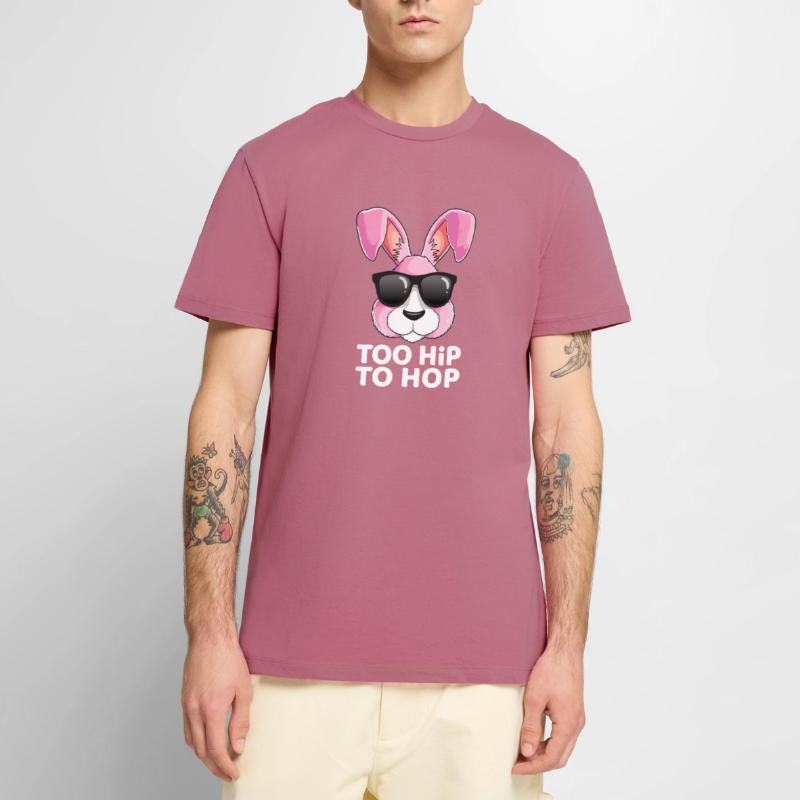 Rabbit Easter Rabbit Teeth Easter Men's Premium Organic T-Shirt