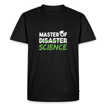 Master Of Science Uni Abschluss Master - T-shirt Premium bio Homme - noir - Devant - Nico (187cm)