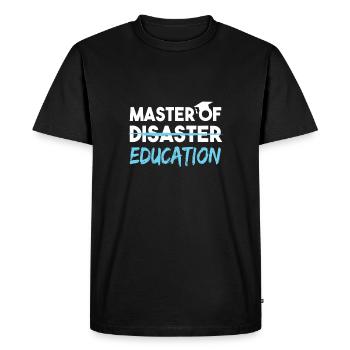 Master Of Education Teacher Training Students - Men's Premium Organic T-Shirt - black - Front - Nico (187cm)