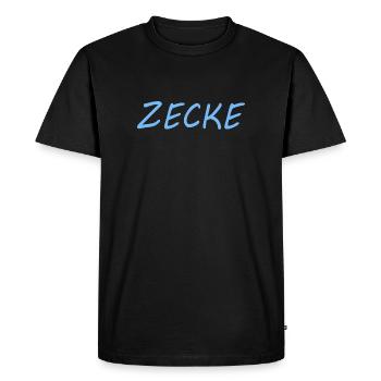 TIQUE - T-shirt Premium bio Homme - noir - Devant - Nico (187cm)