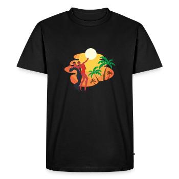 Salsa Dancing Dancing Couple Anniversaire Tropical - T-shirt Premium bio Homme - noir - Devant - Nico (187cm)