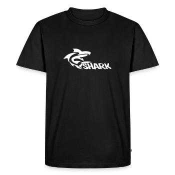 shark Poker 1c - T-shirt Premium bio Homme - noir - Devant - Nico (187cm)