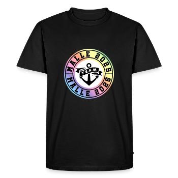 L’équipe Malle 2025 - T-shirt Premium bio Homme - noir - Devant - Nico (187cm)