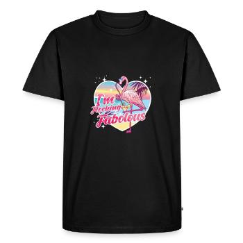 Fabulous streaming - Men's Premium Organic T-Shirt - black - Front - Nico (187cm)