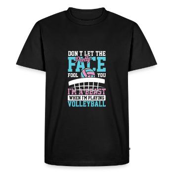 Ne vous méprenez pas - T-shirt Premium bio Homme - noir - Devant - Nico (187cm)