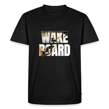 Wakeboard Wakeskate Bateau De Wakeboard - T-shirt Premium bio Homme - noir - Devant - Nico (187cm)