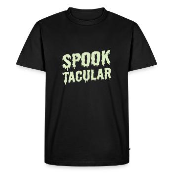 Halloween Shirt Spooktacular Costume Gift Tee - T-shirt Premium bio Homme - noir - Devant - Nico (187cm)