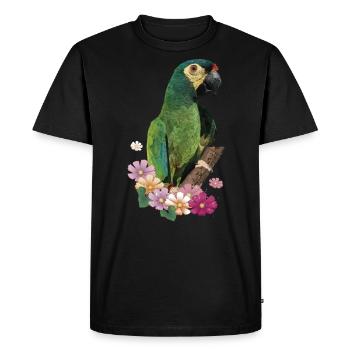 The Maracanã - Men's Premium Organic T-Shirt - black - Front - Nico (187cm)
