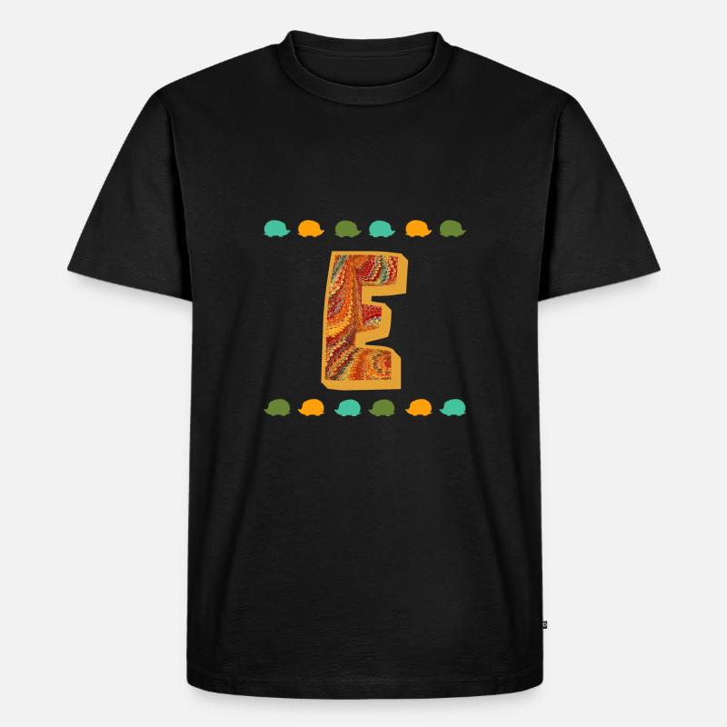 Hedgehog E 22 E - Men's Premium Organic T-Shirt - black