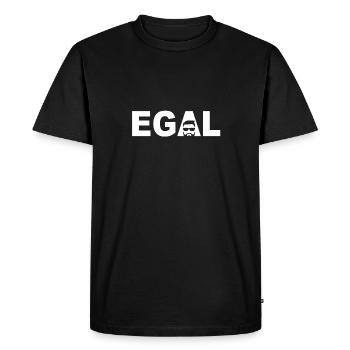 Peu importe - T-shirt Premium bio Homme - noir - Devant - Nico (187cm)