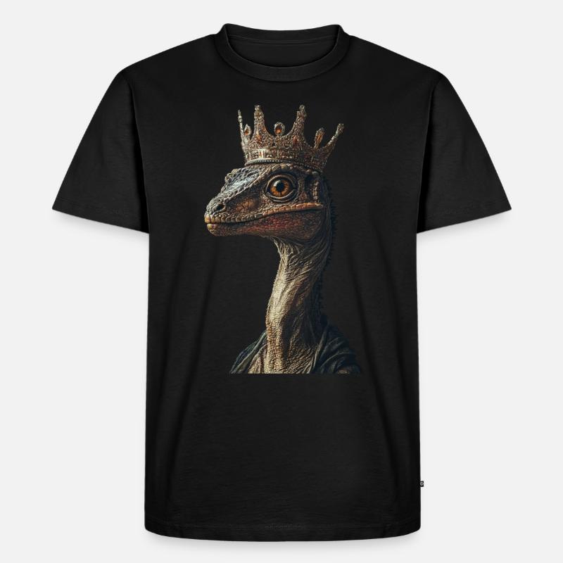 Utahraptor - Männer Premium Bio T-Shirt - Schwarz