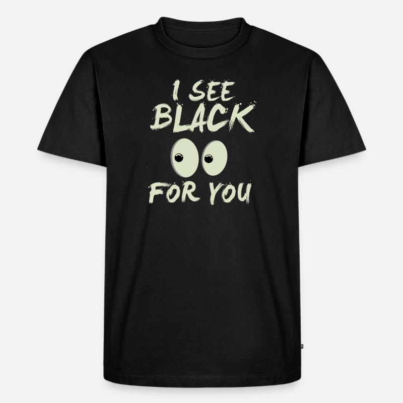 Lustiger Denglisch Spruch Denglisch Sprüche - Männer Premium Bio T-Shirt - Schwarz