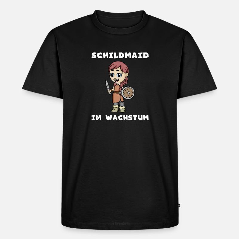 Schildmaid Wikinger Geschenk - Männer Premium Bio T-Shirt - Schwarz