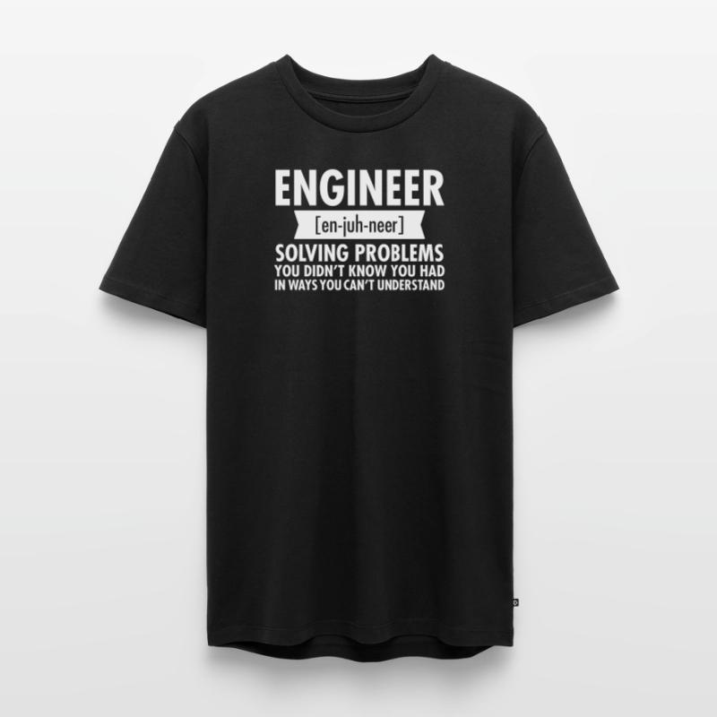 Engineer - Solving Problems Männer Premium Bio T-Shirt