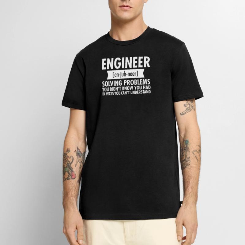 Engineer - Solving Problems Männer Premium Bio T-Shirt