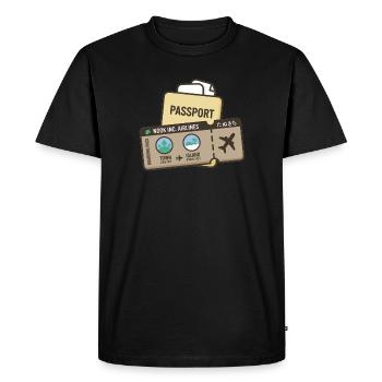 nook inc. compagnies aériennes - T-shirt Premium bio Homme - noir - Devant - Nico (187cm)