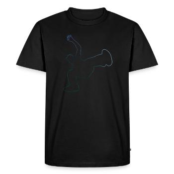 Hiphop Bgirl Breakdance Break Dance Bboy - T-shirt Premium bio Homme - noir - Devant - Nico (187cm)