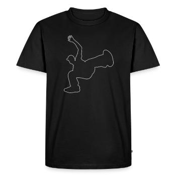 Breakdance Femmes Bgirl Hip Hop Hip Hop Break Dance - T-shirt Premium bio Homme - noir - Devant - Nico (187cm)