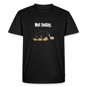 Rottweiler gift - Men's Premium Organic T-Shirt - black - Front - Nico (187cm)