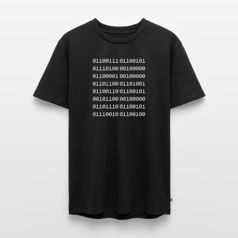 Binär Code Binärcode Binary Frech Spruch Nerd Geek Männer Premium Bio T-Shirt
