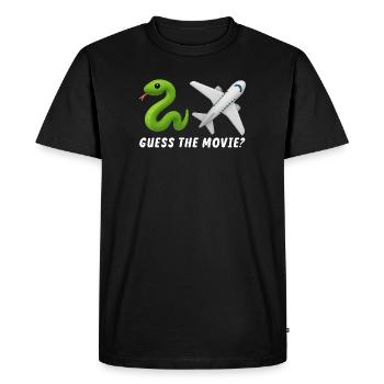 Guess the Movie Funny Humorous - Men's Premium Organic T-Shirt - black - Front - Nico (187cm)