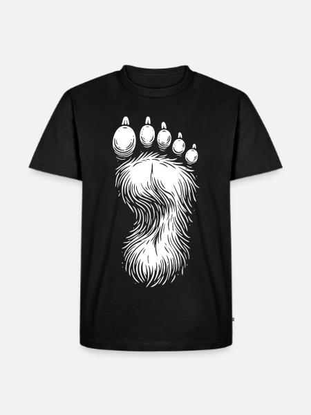 Conception cool de l’empreinte Bigfoot - T-shirt Premium bio Homme - noir