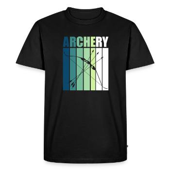 20000000000000000000000 - T-shirt Premium bio Homme - noir - Devant - Nico (187cm)