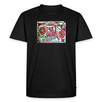 Sabino Lemon ART Thés - T-shirt Premium bio Homme - noir - Devant - Nico (187cm)