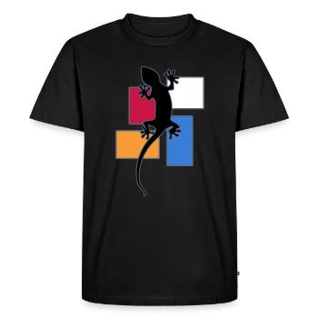 Escalade Bloc Salle d’escalade Corde d’escalade - T-shirt Premium bio Homme - noir - Devant - Nico (187cm)