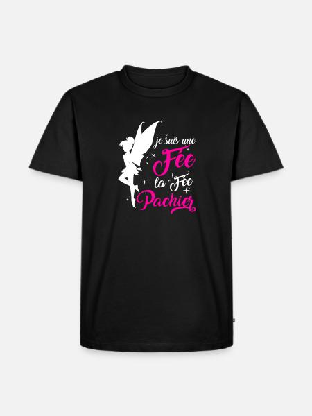 Je Suis Une Fée La Fée Pachier - T-shirt Premium bio Homme - noir
