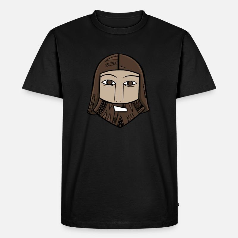 Ty - Männer Premium Bio T-Shirt - Schwarz