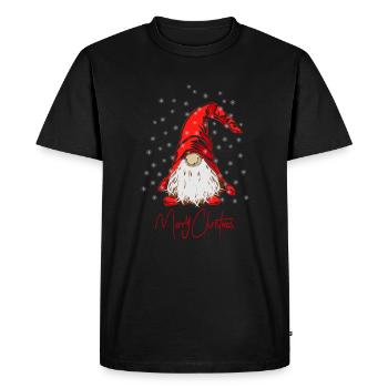 Elfe de noël noël - T-shirt Premium bio Homme - noir - Devant - Nico (187cm)