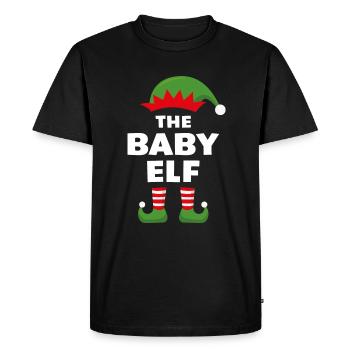 Le Bébé Elfe - T-shirt Premium bio Homme - noir - Devant - Nico (187cm)