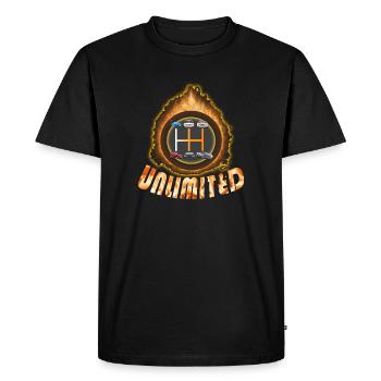Boîte de vitesses automatique - T-shirt Premium bio Homme - noir - Devant - Nico (187cm)
