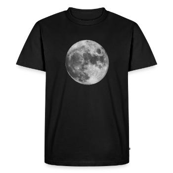 conception originale de la lune - T-shirt Premium bio Homme - noir - Devant - Nico (187cm)