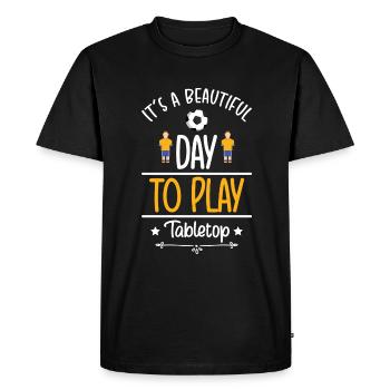 Board Game Dice Board Game Card Game - Men's Premium Organic T-Shirt - black - Front - Nico (187cm)