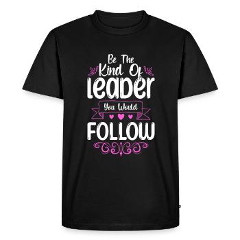 Boss Office Company Employee - Men's Premium Organic T-Shirt - black - Front - Nico (187cm)
