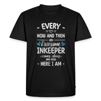Tavern Restaurant Economy - Men's Premium Organic T-Shirt - black - Front - Nico (187cm)