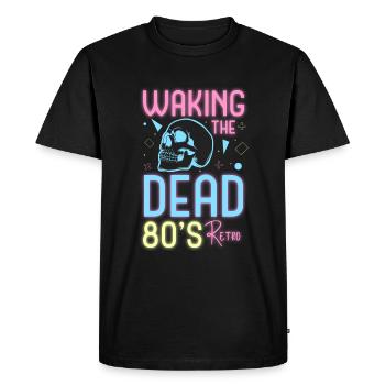 Neon Music Geek Neon Party - T-shirt Premium bio Homme - noir - Devant - Nico (187cm)