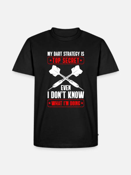 Dartboard Game Bullseye Competition - Men's Premium Organic T-Shirt - black