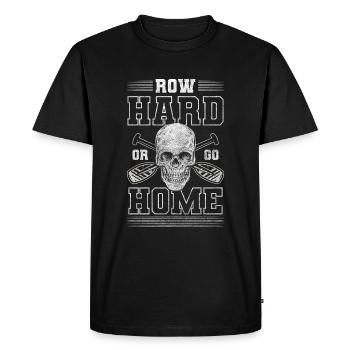 Rowing Sports Rowing Club - Men's Premium Organic T-Shirt - black - Front - Nico (187cm)