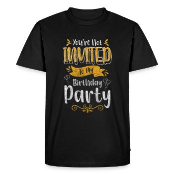 Célébrer le plaisir de la soirée entre filles alcoolisées - T-shirt Premium bio Homme - noir - Devant - Nico (187cm)