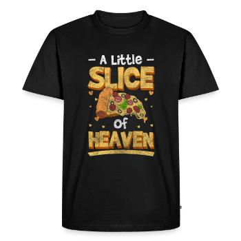 Pizza Italy Italian Stone Oven - Men's Premium Organic T-Shirt - black - Front - Nico (187cm)