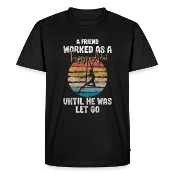 Sarcasme de l’acteur de la tente du Manège - T-shirt Premium bio Homme - noir - Devant - Nico (187cm)